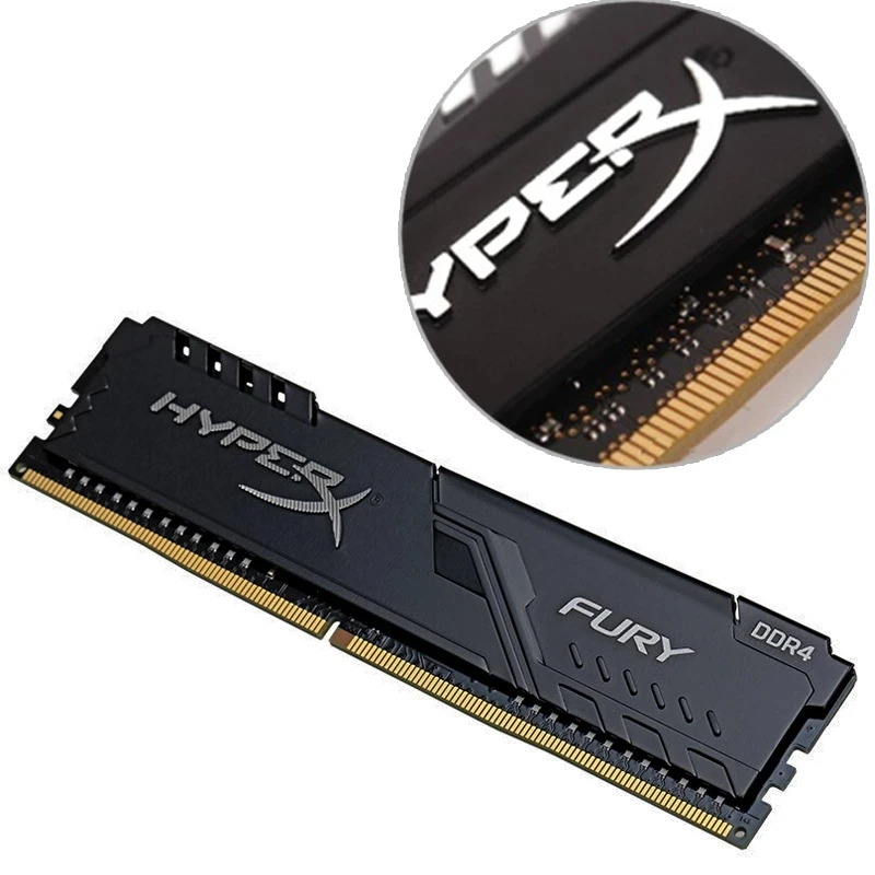 Память HyperX FURY для настольного компьютера ОЗУ DDR4 4 ГБ 8 16 2400 МГц 2666 3000 3200 1 2 в