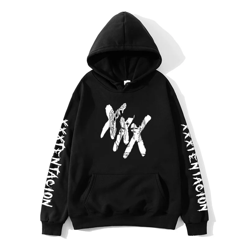 

2019xxxtentacion hoodies Men/Women Casual Pullover Streetwear Sweatshirt Sudadera hombre Harajuku Male Hoodie Print anime hoodie