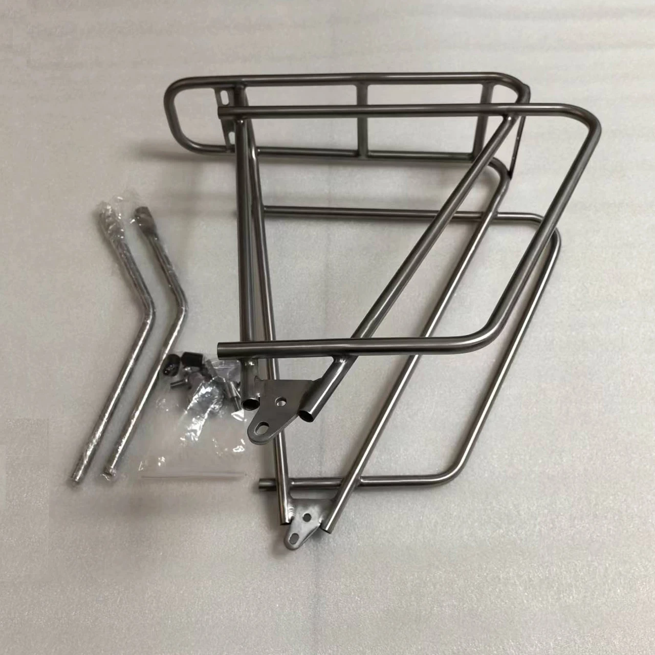 Грузовая полка для велосипеда MTB задняя багажа из гравийного сплава титанового