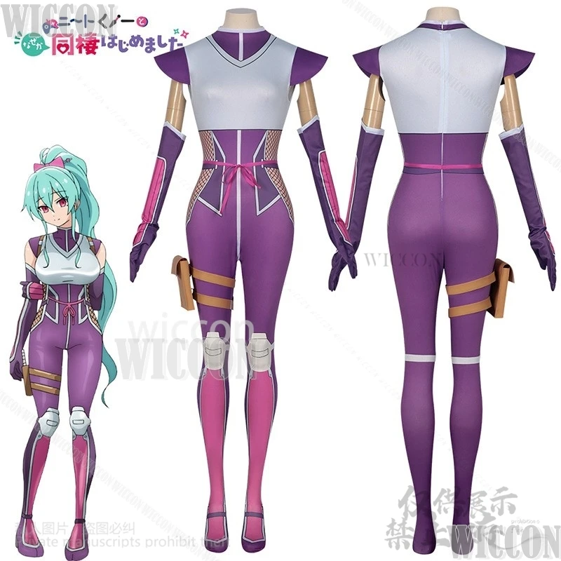 Момочи Аяме Я жизнь с отаку NEET Kunoichi! Косплей Костюм Сексуальный Комбинезон