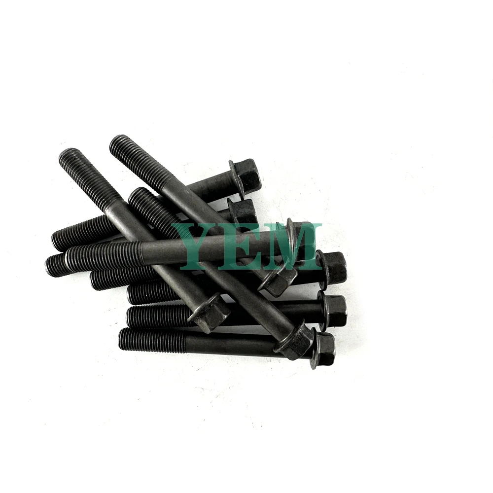 1 комплект болтов головки цилиндра (10 шт.) для дизельного двигателя Perkins 1104C-E44TA