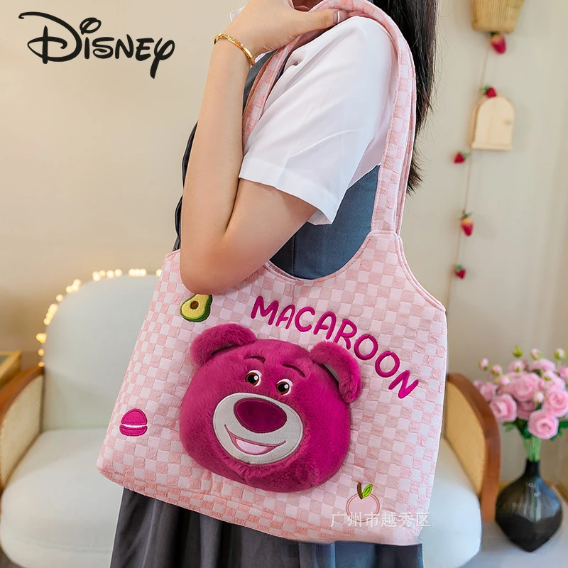Disney New Women's Handbag Fashion High Quality Doll Shopping Women's Bag Cartoon Small Fresh Versatile Girl Shoulder Bag