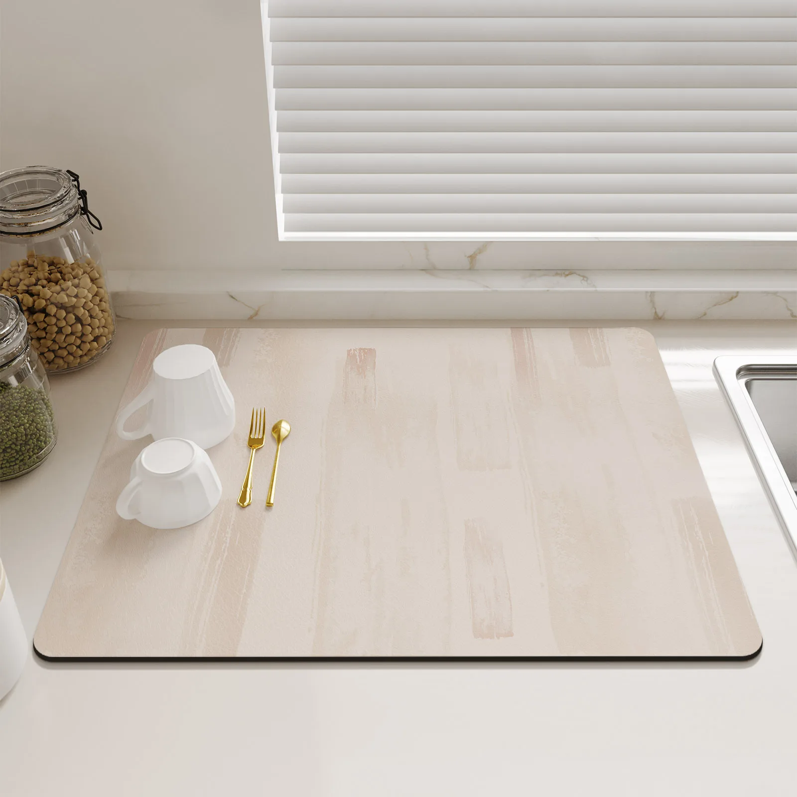 Кухонный коврик для слива кофе абсорбирующие коврики сушки посуды