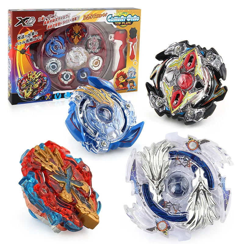 Beyblade Burst XD168-1 Набор конкурентных боевых дисков с 4 спинками унисекс