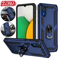 shockproof phone case for samsung a8 a6 plus a9 star a7 a01 a2 a03 core ring car holder cover for galaxy a908 a750 a730f a530f