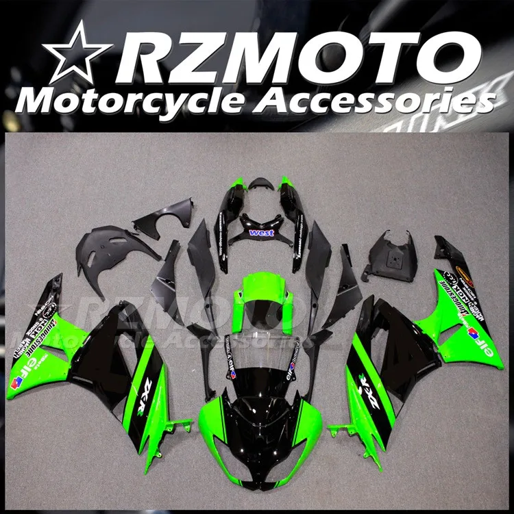 

4Gifts New ABS Whole Fairings Kit Fit For Kawasaki Ninja ZX6R 636 2009 2010 2011 2012 09 10 11 12 Bodywork Set