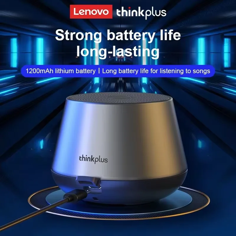 Фото Оригинальный Bluetooth-динамик Lenovo K3 Pro V5.0 с глубоким басом, портативная акустическая система для улицы, музыкальный портативный громкоговоритель для кемпинга №3