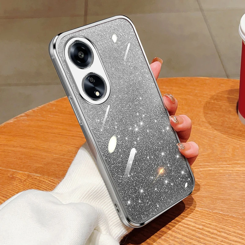 Для OPPO A38 чехол Oppo A18 роскошный Гальванизированный блестящий для oppo A58 A78 A98 4G