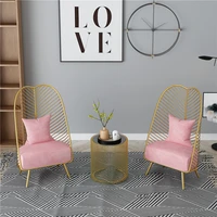 hotel gold dining room designer chair luxury relaxing commercial metal nordic chair hotel sillas de comedor beauty salon chairs