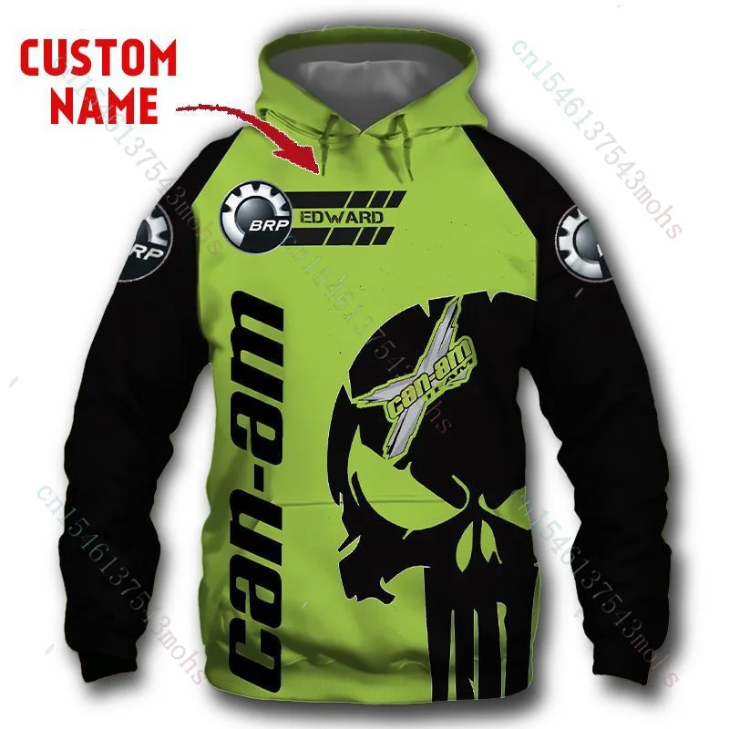 

2022 New Can-am Men's Hoodie Casual Sweatshirt Harajuku Oversized Hoodie 3D Anime Streetwear High Quality Unisex Pullover