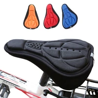 3d bicycle seat saddle pad super soft breathable silicone sponge gel foam seat cover cushion cycling saddle bicycle accessories