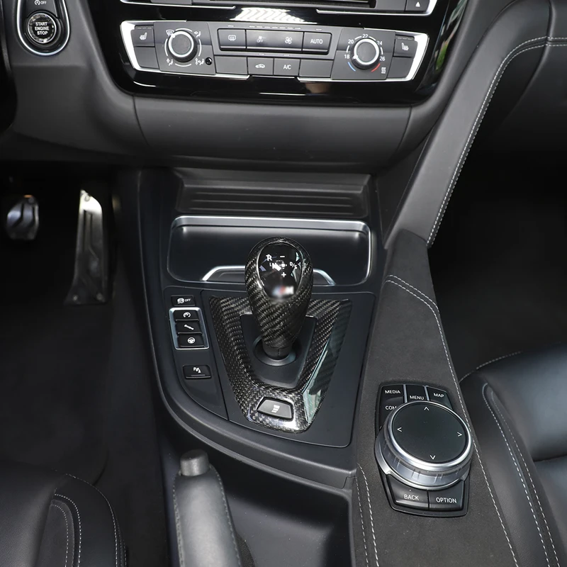 Для BMW M3 M4 F80 F82 F83 2014-2018 из настоящего углеродного волокна салон автомобиля рамка