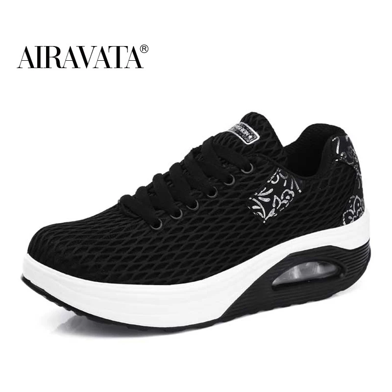 Women's Shake Ups Shoes Comfortable Platform Walking Sneakers Lightweight Casual Air Fitness Shoes