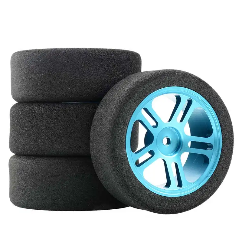 

4pcs wltoys 144001 124019 124017 A959 parts on road foam tyres 68MM wheel fit 12MM hex for 1/16 1/14 1/12 remotre contrl cars