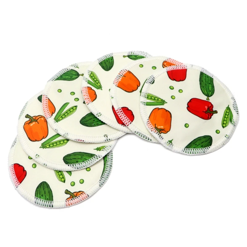 

Nursing Pads 6pcs/set Washable Breast Breastfeeding Super Absorbency Mat