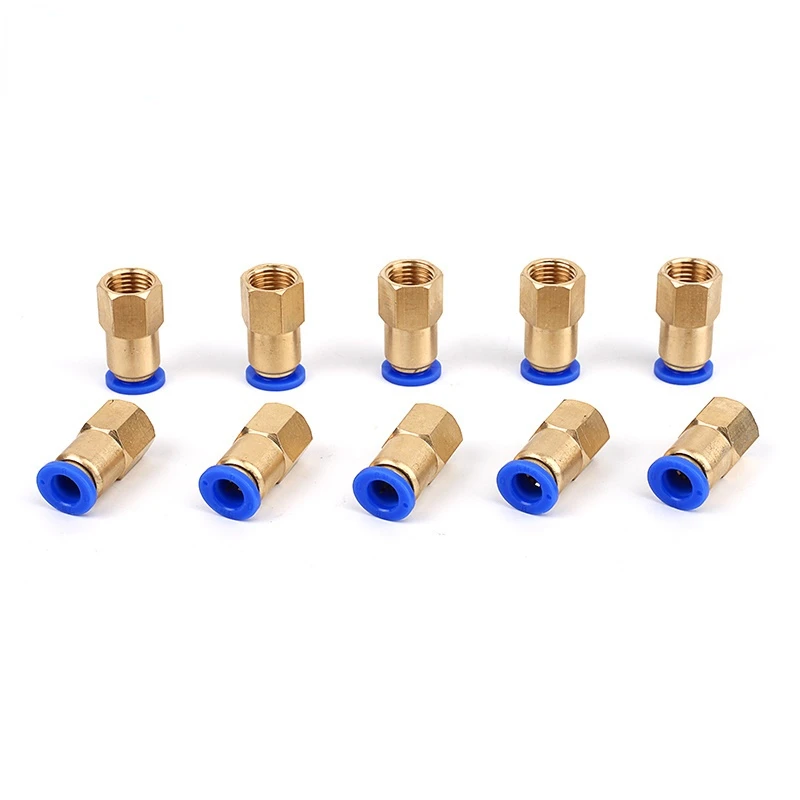 

SPCF Series Pneumatic Straight Female Thread Quick Connect Pipe Fittings Tube Joints