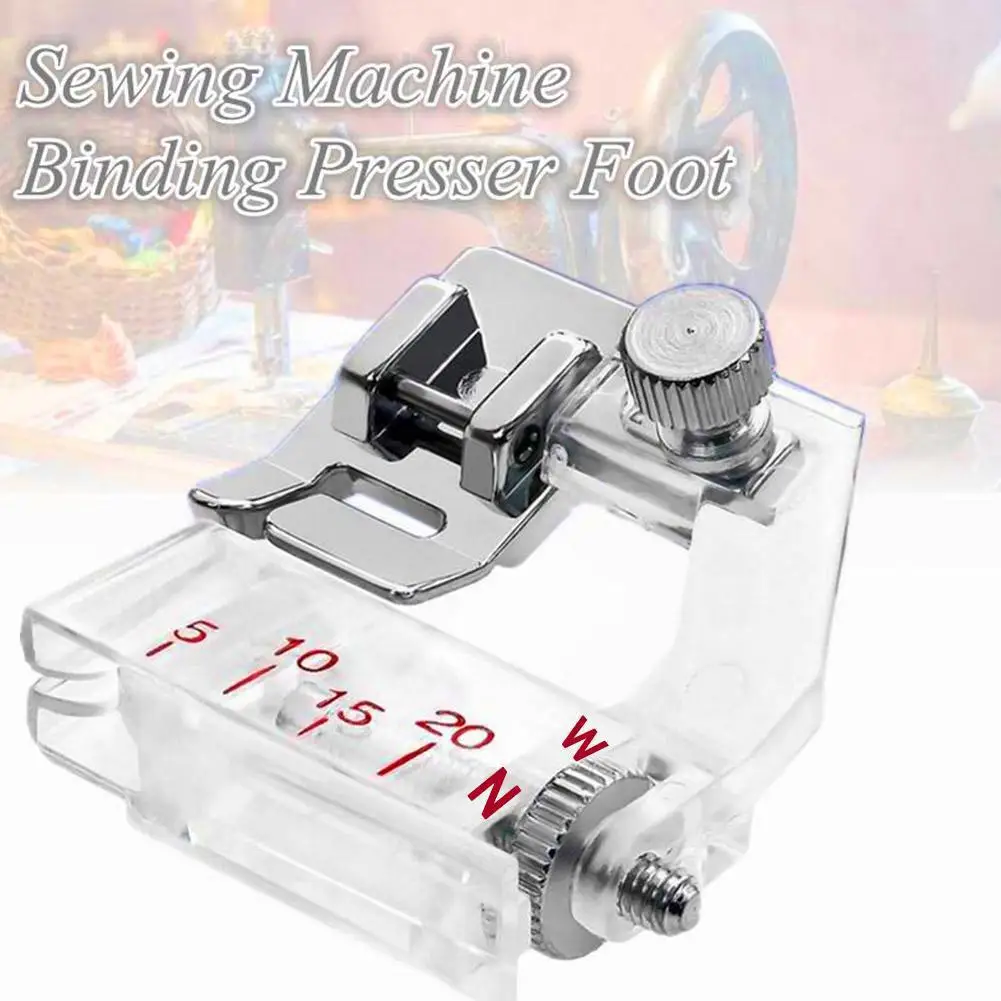 Регулируемая прижимная лапка с косым скотчем 6290 для бытовых швейных машин