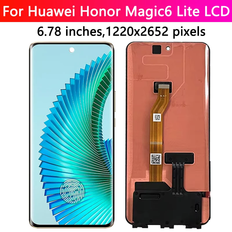 6 78-дюймовый AMOLED для Honor Magic6 Lite ALI-NX3 замена ЖК-дисплея HUAWEI Magic ЖК-дисплей с цифровым