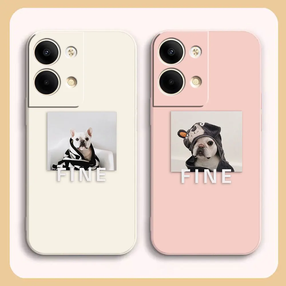 

Phone Case For OPPO RENO 8 7 9 6 7SE 5 4 4SE 4 3 4G 5G PRO PLUS Colour Simple Case Cover Funda Cqoue Shell Capa FIND Lovely Dog