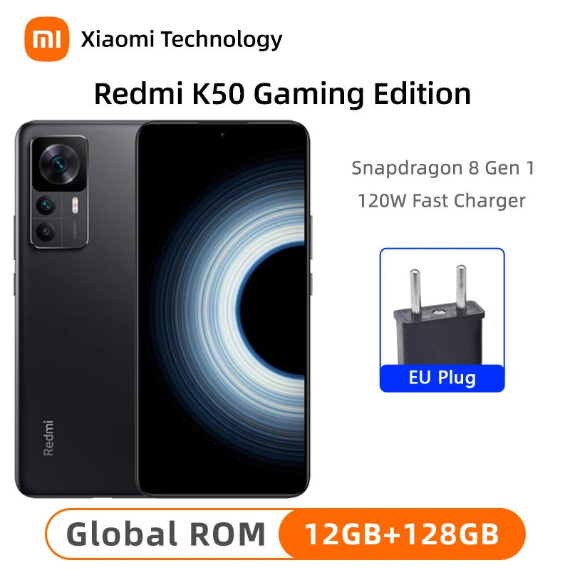 Смартфон Xiaomi Redmi K50, 128 ГБ/256 ГБ, 120 Вт, HyperCharge 120 Гц