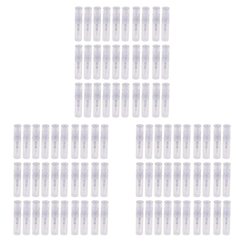 

Hot YO-Mini Transparent 2 ML Spray Plastic Bottle Spray Perfume Empty Sample Bottle Suitable For Travel Party 180Pcs