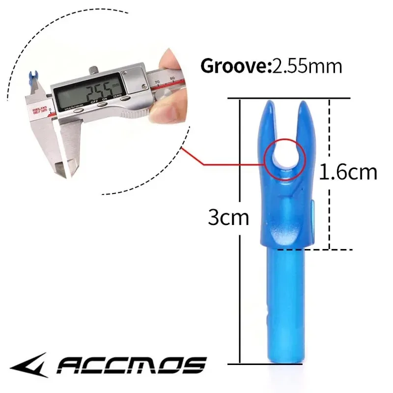50 шт. наконечник для стрелы ID 4 2 мм хвост стрельбы из лука пластиковый bдля