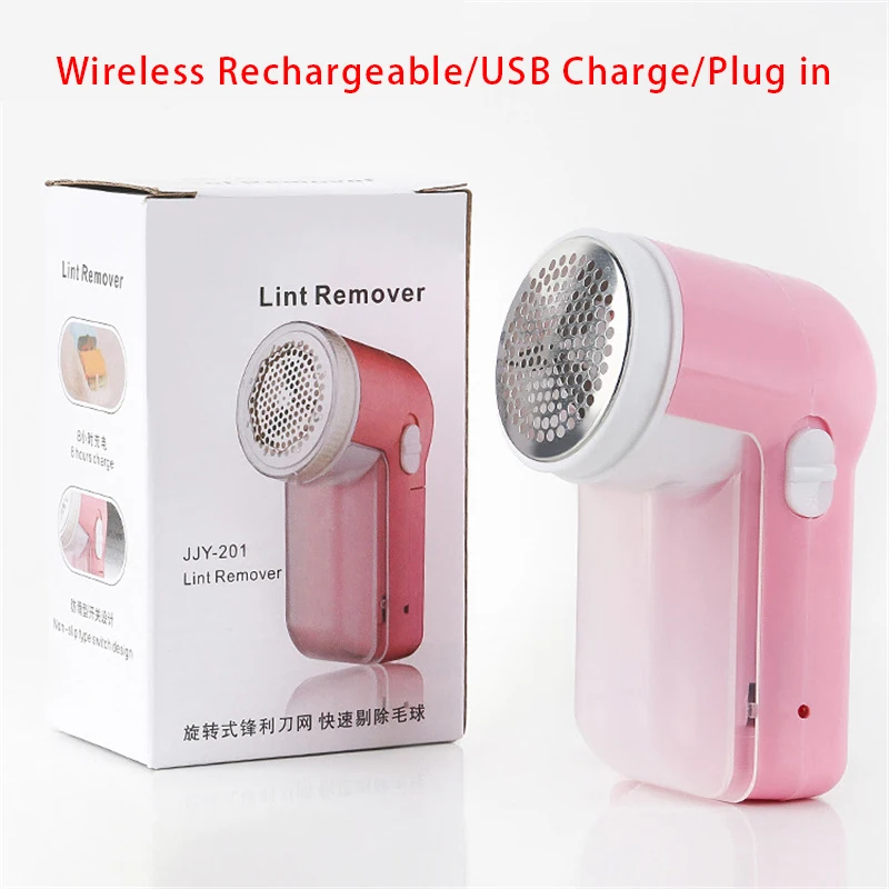 

Household Clothes Shaver Fabric Lint Remover Electric Fluff Portable Brush & Blade Professional Rechargeable Lint Remover