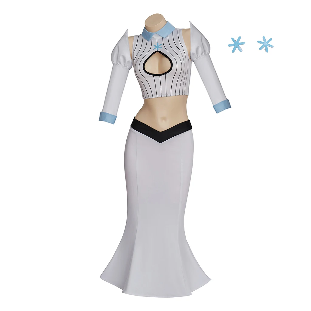 

Отбеливающий костюм для косплея «Тысяча лет крови войны» Arc Orihime, Иноуэ костюм, сексуальные белые топы, юбка, костюм, костюм на Хэллоуин