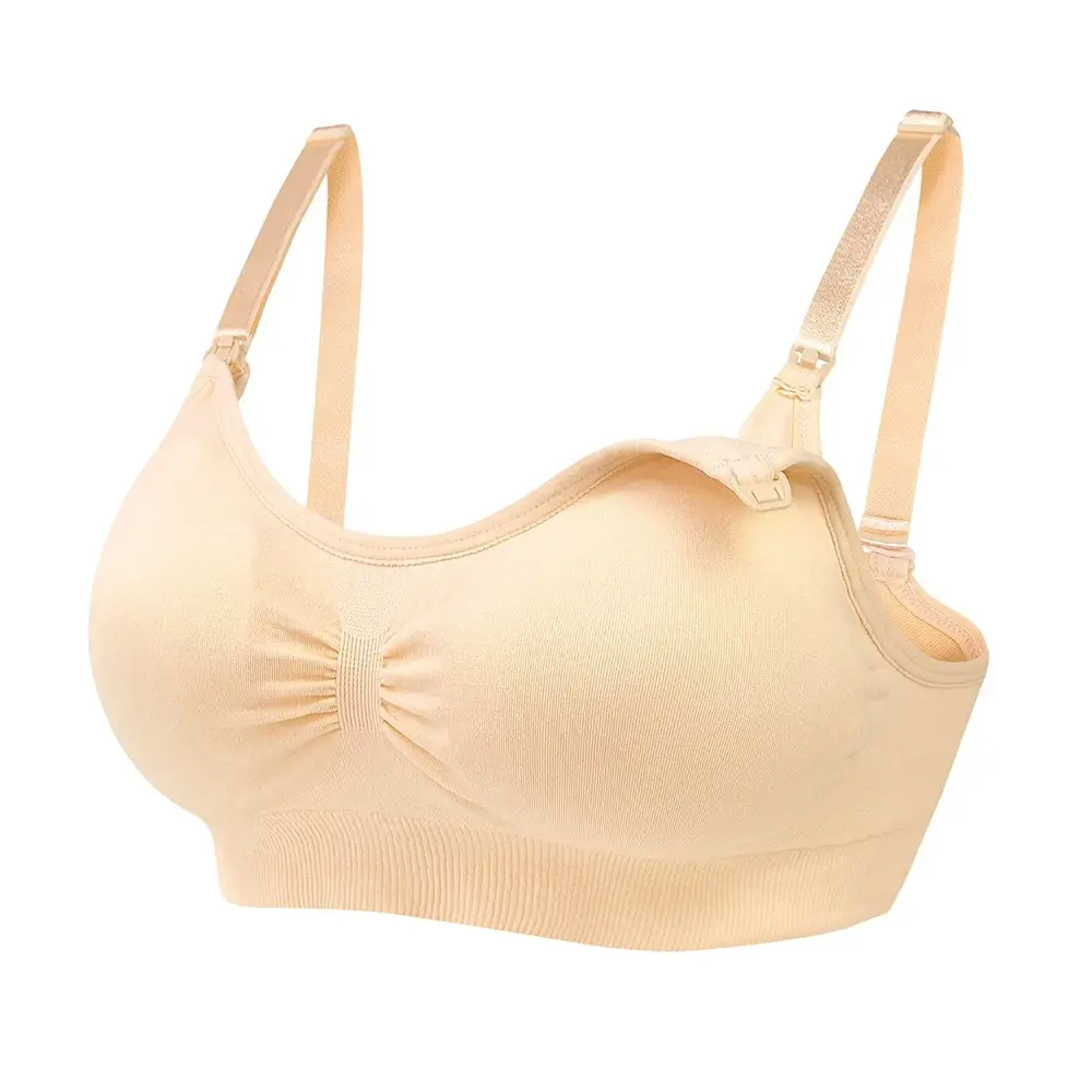 Бюстгальтер для кормящих матерей удобный полноразмерный бюстгальтер без