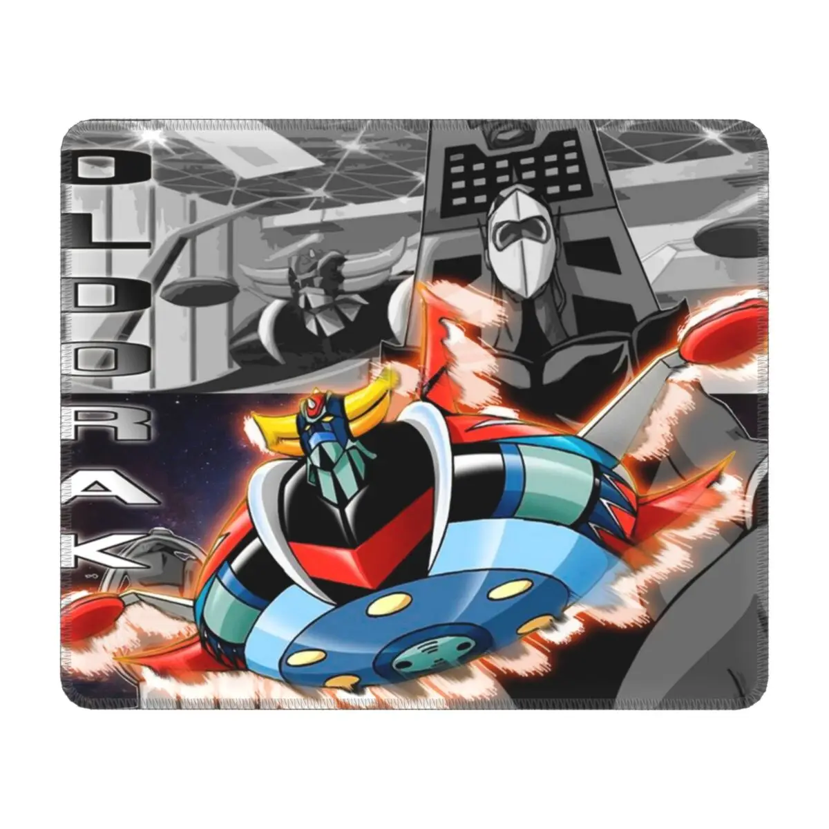 

Коврик для мыши Mazinger Z НЛО, резиновый нескользящий коврик для мыши в стиле аниме, с прошитыми краями