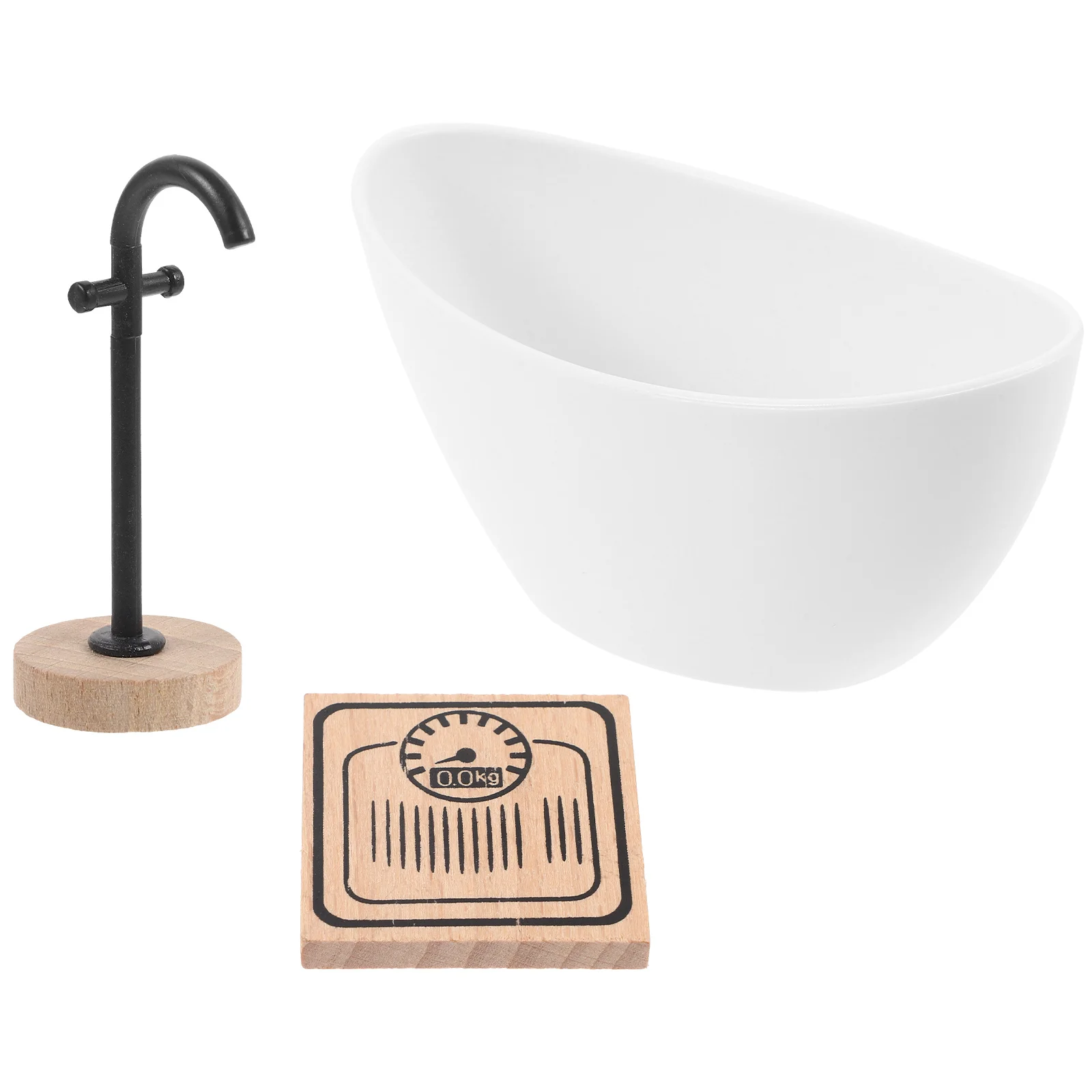 Имитация мини-мебели дом сделай сам пейзажный декор миниатюрная ванная комната