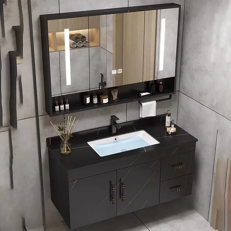 Многофункциональная Мебель для дома угловая деревянная раковина с выдвижными