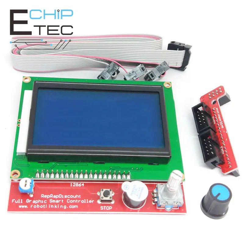 

Панель управления RAMPS1.4 LCD 12864 для 3D-принтера, 1 шт.