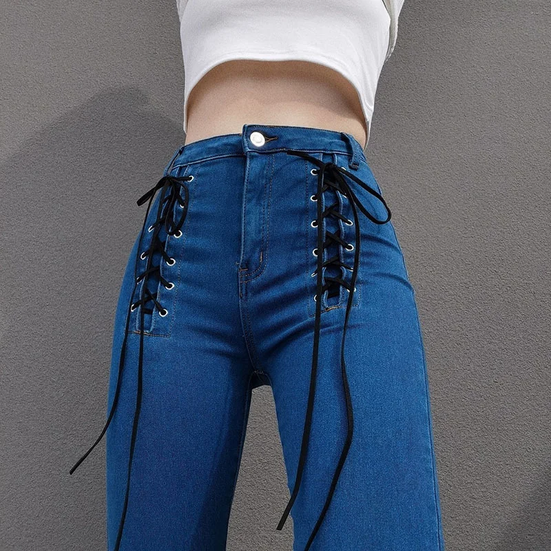 

Leggings Slim taille haute à bretelles pour femmes, pantalon Slim, poche décontractée, solide, nouvelle collection printemps