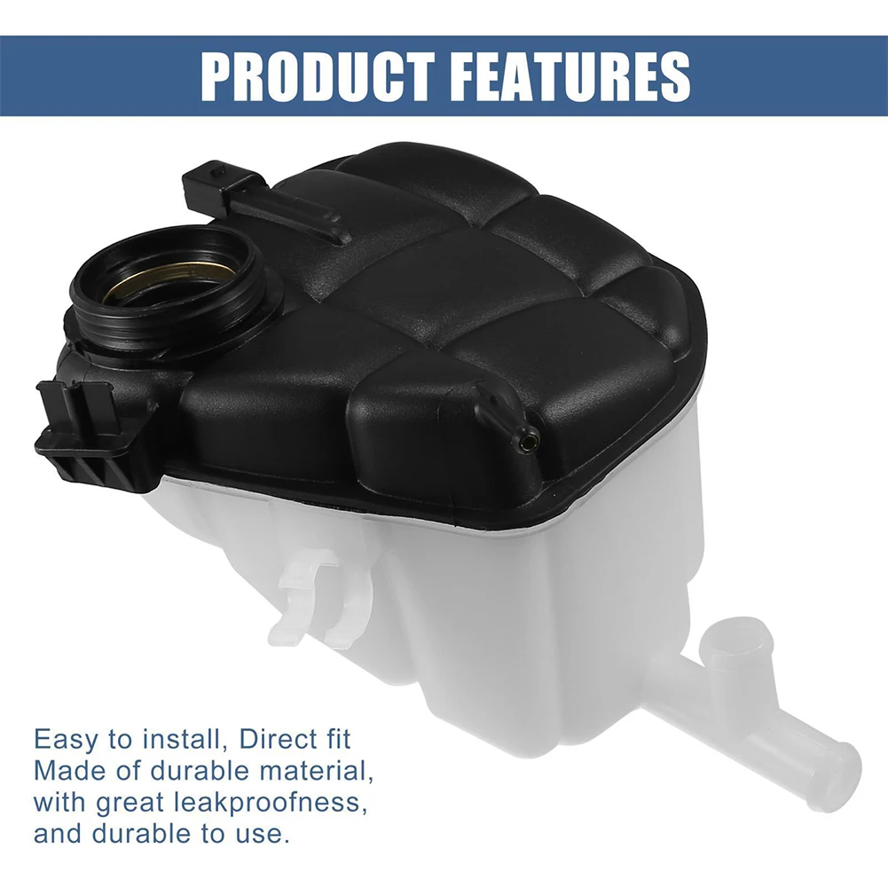 

Radiator Coolant Expansion Tank 1645000049 1PC 1x 603-256 Accessory Black Plastic With Sensor For Benz W164 X164