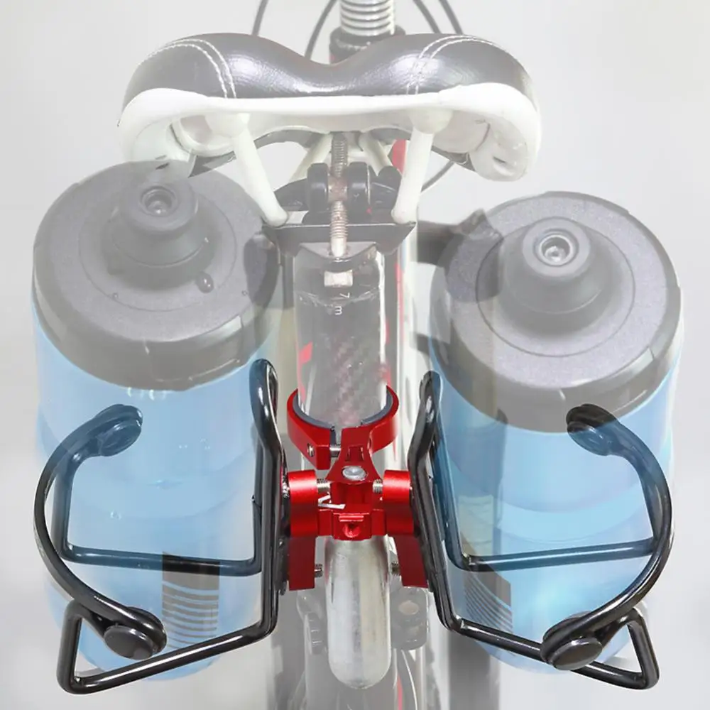 Cycling Water Bottle Dual Rack Stand Clamp