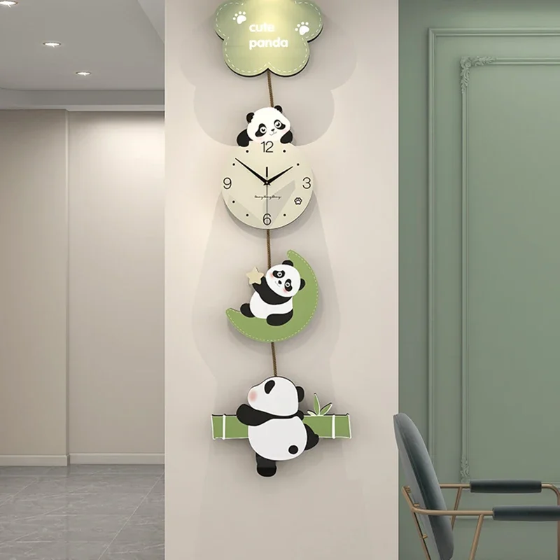 Корейские винтажные настенные часы цифровые Роскошные внутренние Xenomorph для