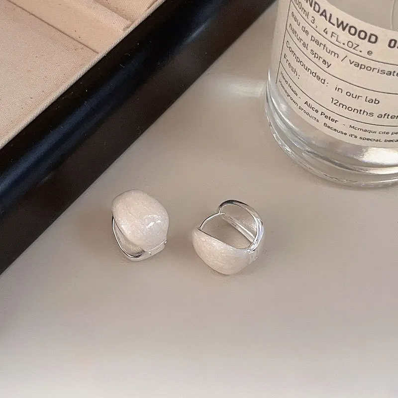 PersistenceS925Стерлингового серебра с эмалью и глазурью французские серьги женские