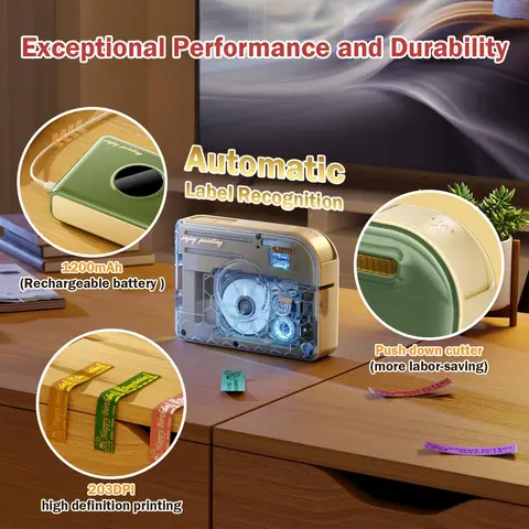 Zodzi A30 Бесчернильный Портативный Принтер Этикеток