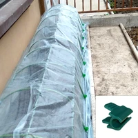100 piecespack greenhouse clamps film row cover shading net clip greenhouse film clip buckles for season plants