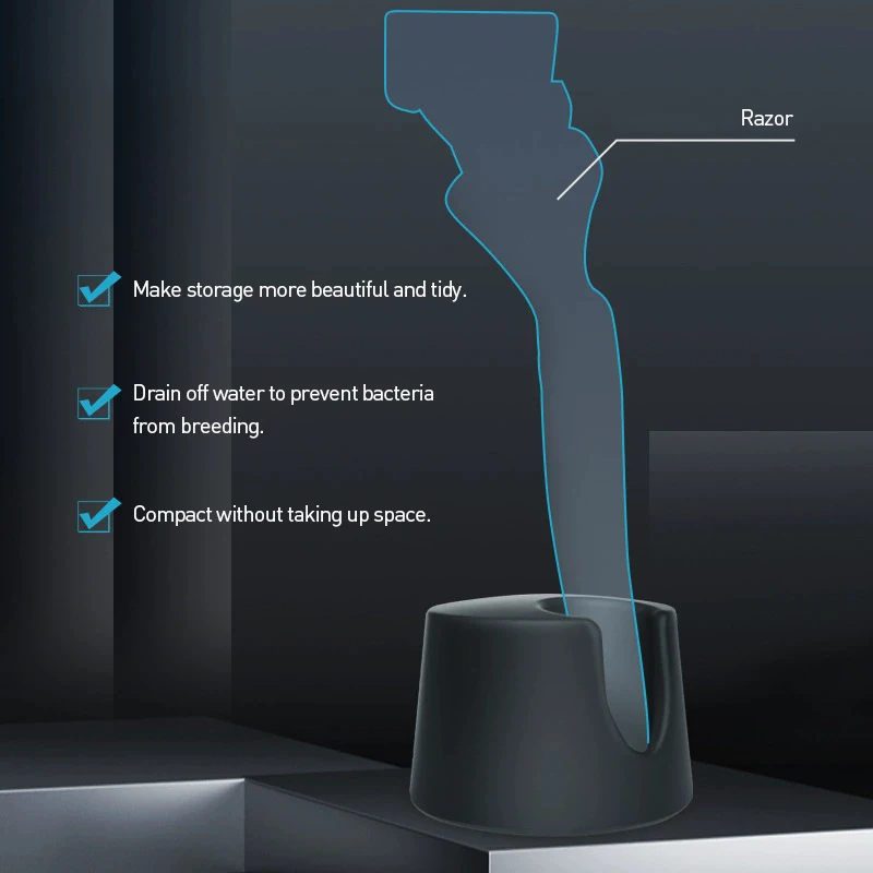 Подставка для слива ручного держателя бритвы Подставка для бритвы Gillette Vector 2 Vector 3 Mach 3 Fusion 5, серия без электропитания (art.: 3920d330cc0be) - 3920d330cc0be
