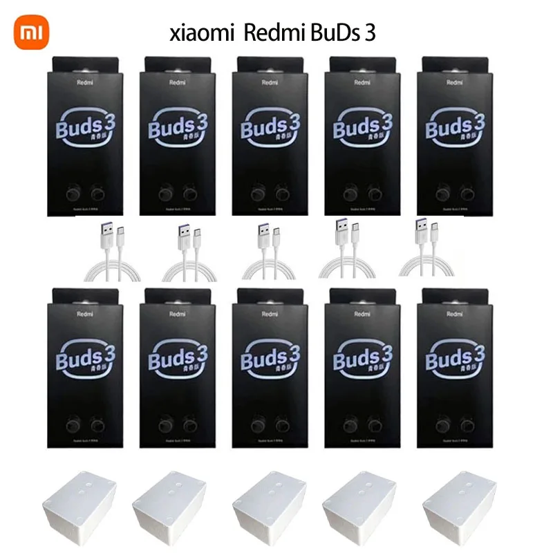 

10/lot Original Earphones Redmi Buds 3 True wireless Earphones Redmi Airdots 2 Buds 3 lite in-ear AirDots Bluetooth Earphones