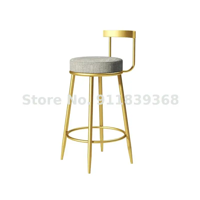 Северная Европа барный стул светильник светлый роскошный высокий сетчатый