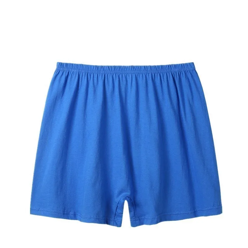 4pcs Men's Panties Boxer 100% Cotton Men Underwear Shorts Solid Color Elastic Loose Pajama Pants Male Boxershorts Boxers Arrow