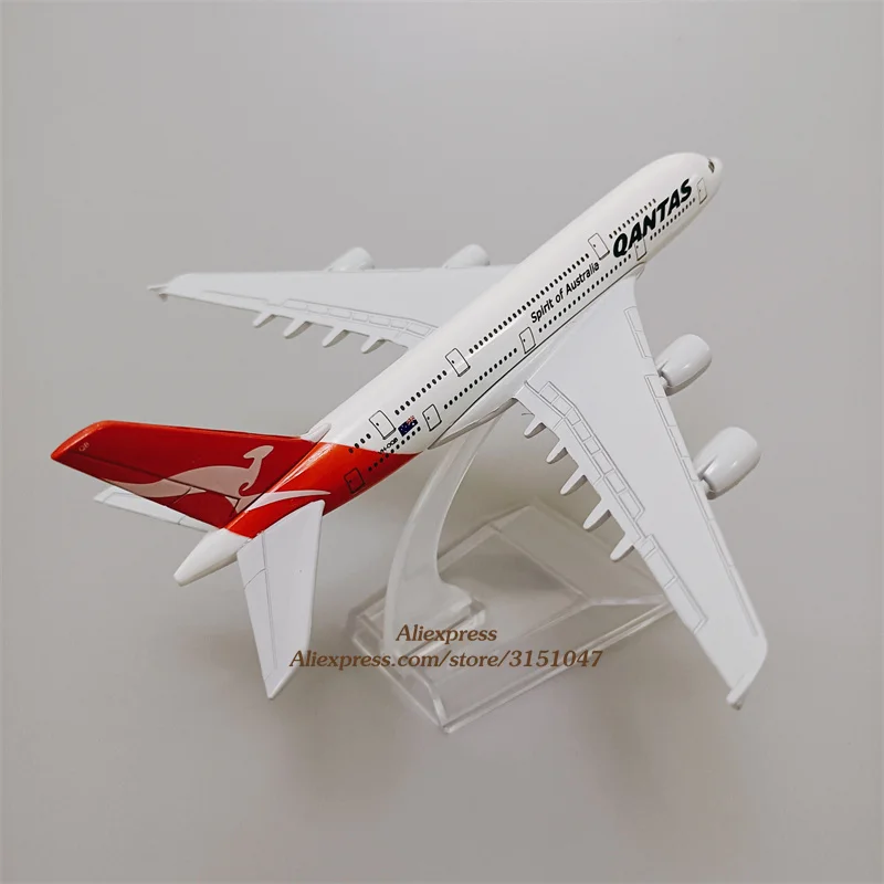 

16cm Alloy Metal Air QANTAS Spirit Of Australia A380 Airlines Airplane Model Airbus 380 Airways Diecast Plane Model Aircraft