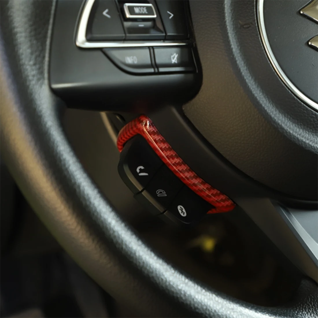 Автомобильная кнопка телефона декоративная рамка накладка наклейки для Suzuki Jimny