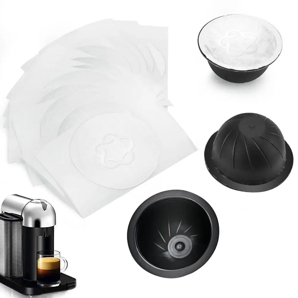 

[ READY STOCK ] Refillable Vertuo Coffee Capsules Pods Reusable Food Grade Vertuo Pods With Aluminum Foils Lids