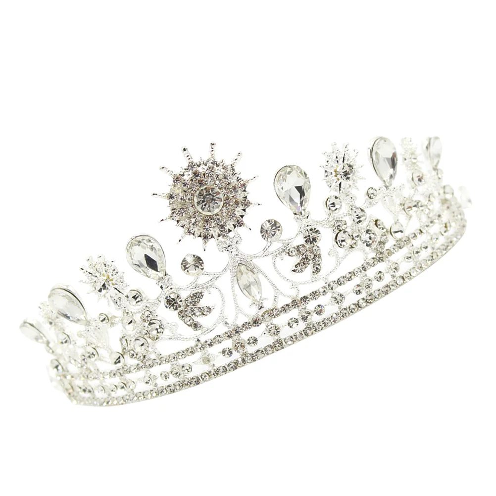 

Rhinestone baroque Headband Headpiece Jewelry for Bride Girls Headbands Accessories ( White )