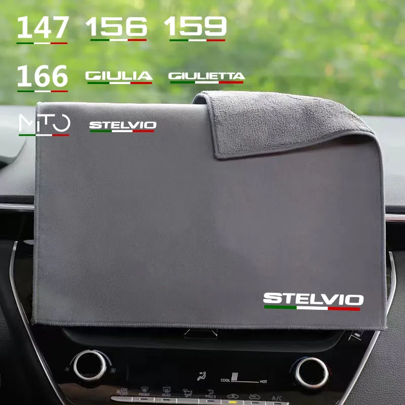 

Car Wash High End Microfiber Towel Car Cleaning Drying Cloth For Alfa Romeo Sportiva Giulia Giulietta 159 156 MITO Stelvio 147