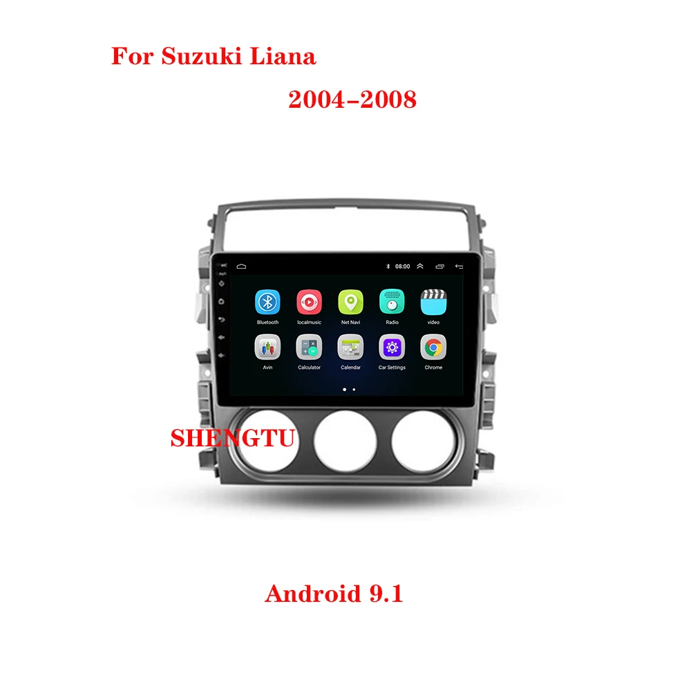 

Car Radio for Suzuki LIANA android 2006-2013 video multimedia system Android 10 9" 2.5D touch screen WIFI 2din gps player wifi